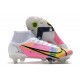 Nike Mercurial Superfly 8 Elite SG-Pro Dragonfly - Vit Silver Mörklila