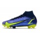 Nike Mercurial Superfly VIII Elite DF FG Recharge - Blå Neon Navy