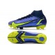 Nike Mercurial Superfly VIII Elite DF FG Recharge - Blå Neon Navy