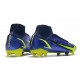 Nike Mercurial Superfly VIII Elite DF FG Recharge - Blå Neon Navy