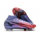 Nike Mercurial Superfly VIII Elite DF FG KM Flames - Lila Silver