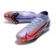 Nike Mercurial Superfly VIII Elite DF FG KM Flames - Lila Silver