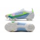 Fotbollsskor Nike Mercurial Vapor 14 Elite FG Vit Blå Grön