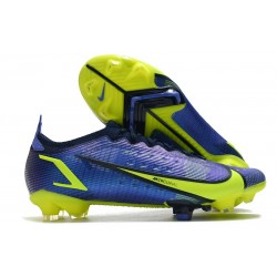 Fotbollsskor Nike Mercurial Vapor 14 Elite FG Recharge - Blå Neon Navy