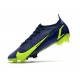 Fotbollsskor Nike Mercurial Vapor 14 Elite FG Recharge - Blå Neon Navy