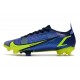 Fotbollsskor Nike Mercurial Vapor 14 Elite FG Recharge - Blå Neon Navy