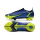 Fotbollsskor Nike Mercurial Vapor 14 Elite FG Recharge - Blå Neon Navy