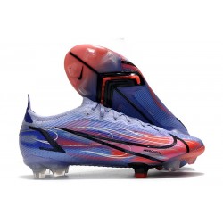 Fotbollsskor Nike Mercurial Vapor 14 Elite FG KM Flames - Lila Silver