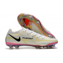 Fotbollsskor för Män Nike Phantom GT2 Elite FG Rawdacious - Vit Röd Rosa