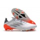Fotbollsskor adidas X Speedflow.1 FG WhiteSpark - Vit Silver Röd