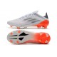 Fotbollsskor adidas X Speedflow.1 FG WhiteSpark - Vit Silver Röd
