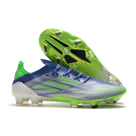 Fotbollsskor adidas X Speedflow.1 FG Adizero Prime X - Vit Grön Blå
