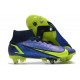 Nike Mercurial Superfly 8 Elite SG-Pro AC Recharge - Blå Neon Navy