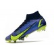 Nike Mercurial Superfly 8 Elite SG-Pro AC Recharge - Blå Neon Navy