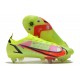 Nike Mercurial Vapor 14 Elite SG Volt Svart Bright Crimson