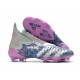 Fotbollsskor adidas Predator Freak + FG Herr Silver Blå Rosa