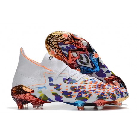 Fotbollsskor Adidas Predator Freak.1 Fg Paul Pogba X Stella McCartney - Vit Svart Orange