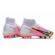 Fotbollsskor Nike Mercurial Superfly 8 Elite AG Dragonfly - Vit Silver Mörklila LIMITED EDITION