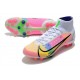 Fotbollsskor Nike Mercurial Superfly 8 Elite AG Dragonfly - Vit Silver Mörklila LIMITED EDITION