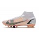 Nike Mercurial Superfly 8 Elite AG Rawdacious - Vit Röd Rosa