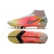 Fotbollsskor Nike Mercurial Superfly 8 Elite AG Vit Röd Silver