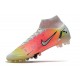 Fotbollsskor Nike Mercurial Superfly 8 Elite AG Vit Röd Silver