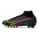 Fotbollsskor Nike Mercurial Superfly 8 Elite AG Black x Prism - Svart Gul Röd