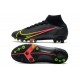 Fotbollsskor Nike Mercurial Superfly 8 Elite AG Black x Prism - Svart Gul Röd