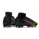 Fotbollsskor Nike Mercurial Superfly 8 Elite AG Black x Prism - Svart Gul Röd