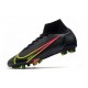 Fotbollsskor Nike Mercurial Superfly 8 Elite AG Black x Prism - Svart Gul Röd