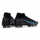 Fotbollsskor Nike Mercurial Superfly 8 Elite AG Renew - Svart Grå