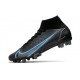 Fotbollsskor Nike Mercurial Superfly 8 Elite AG Renew - Svart Grå