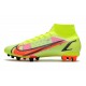 Fotbollsskor Nike Mercurial Superfly 8 Elite AG Volt Svart Bright Crimson