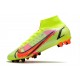 Fotbollsskor Nike Mercurial Superfly 8 Elite AG Volt Svart Bright Crimson