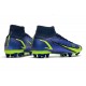 Fotbollsskor Nike Mercurial Superfly 8 Elite AG Recharg -Blå Neon Navy