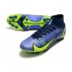 Fotbollsskor Nike Mercurial Superfly 8 Elite AG Recharg -Blå Neon Navy