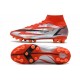 Fotbollsskor Nike Mercurial Superfly 8 Elite AG CR7 Spark Positivity - Röd Svart Vit Orange