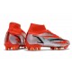 Fotbollsskor Nike Mercurial Superfly 8 Elite AG CR7 Spark Positivity - Röd Svart Vit Orange