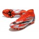 Fotbollsskor Nike Mercurial Superfly 8 Elite AG CR7 Spark Positivity - Röd Svart Vit Orange