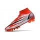 Fotbollsskor Nike Mercurial Superfly 8 Elite AG CR7 Spark Positivity - Röd Svart Vit Orange