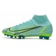 Fotbollsskor Nike Mercurial Superfly 8 Elite AG Impulse - Turkos Grön