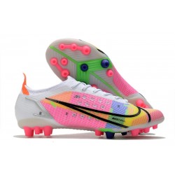 Nike Mercurial Vapor 14 Elite AG Herr Dragonfly - Vit Silver Mörklila LIMITED EDITION