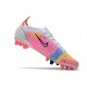 Nike Mercurial Vapor 14 Elite AG Herr Dragonfly - Vit Silver Mörklila LIMITED EDITION