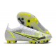 Nike Mercurial Vapor 14 Elite AG Herr Silver Safari - Vit Svart Silver Neon