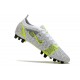 Nike Mercurial Vapor 14 Elite AG Herr Silver Safari - Vit Svart Silver Neon