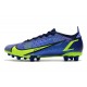 Nike Mercurial Vapor 14 Elite AG Herr Recharge - Blå Neon Navy