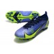 Nike Mercurial Vapor 14 Elite AG Herr Recharge - Blå Neon Navy