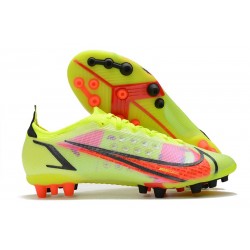 Nike Mercurial Vapor 14 Elite AG Herr Volt Svart Bright Crimson