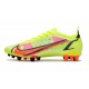 Nike Mercurial Vapor 14 Elite AG Herr Volt Svart Bright Crimson