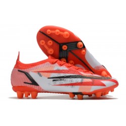 Nike Mercurial Vapor 14 Elite AG Herr CR7 Spark Positivity - Röd Svart Vit Orange